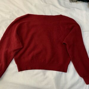 Lulu’s Deep Red Sweater. Size Small